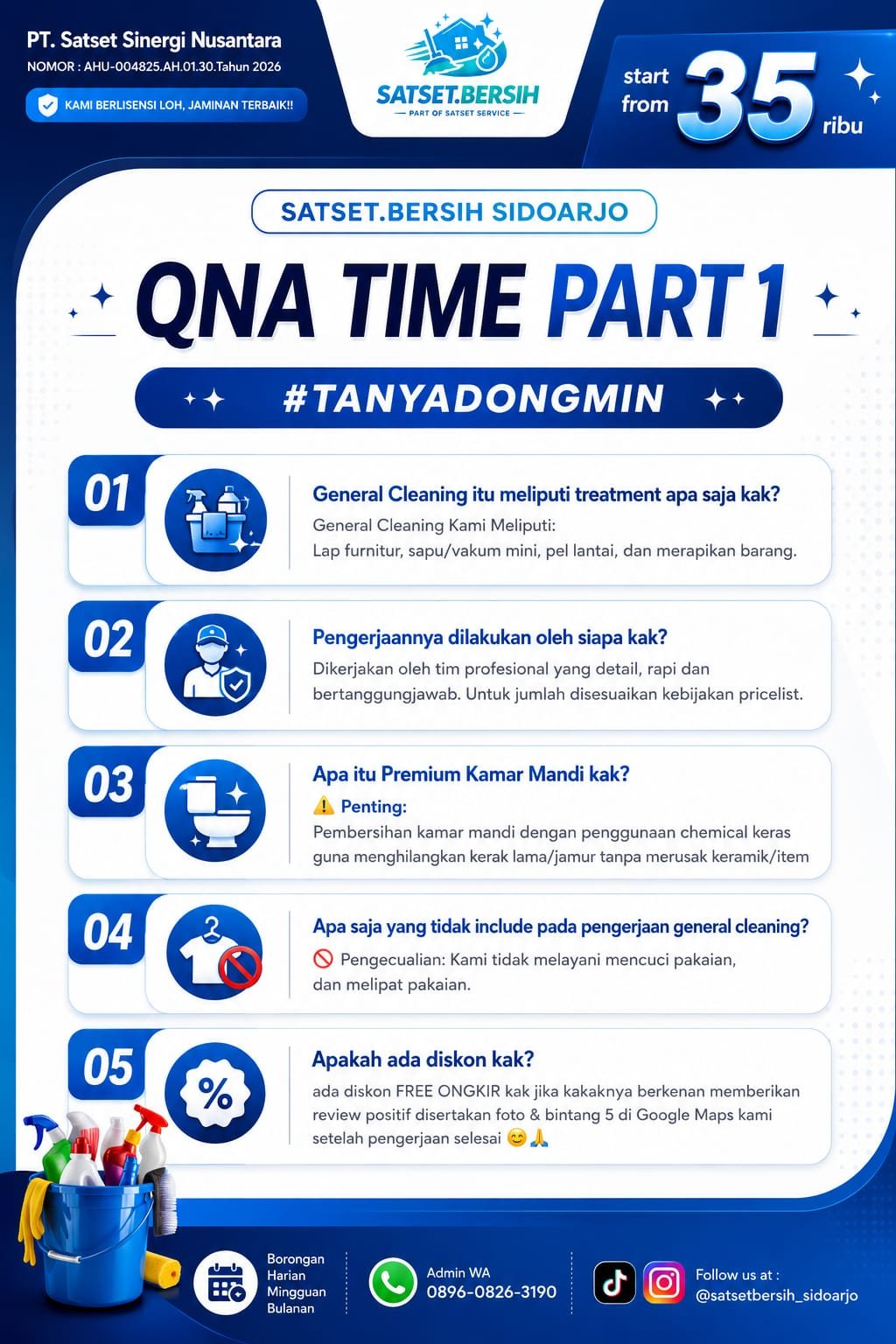 QNA Time Part 1 Satset Bersih Sidoarjo