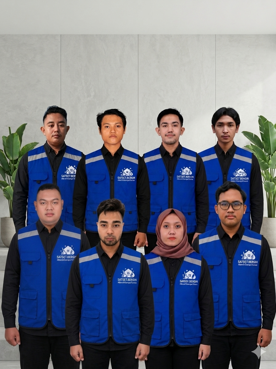 Tim Profesional Satset Bersih Sidoarjo Siap Melayani jasa kebersihan rumah dan gedung dan perkantoran